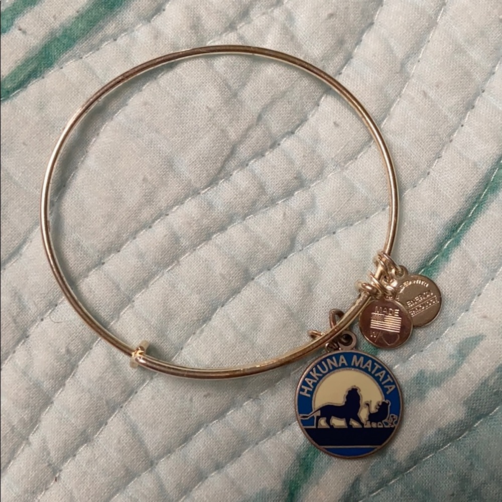 Silver Alex and ani bracelet